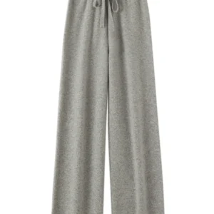 Women's Merino Wool Wide Leg Knit Pants